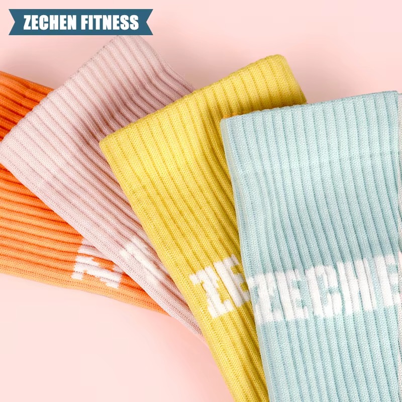 Picture of ZECHEN FITNESS Color Cotton Sweat Bands Wrist Sweatband Workout Sweat Bands