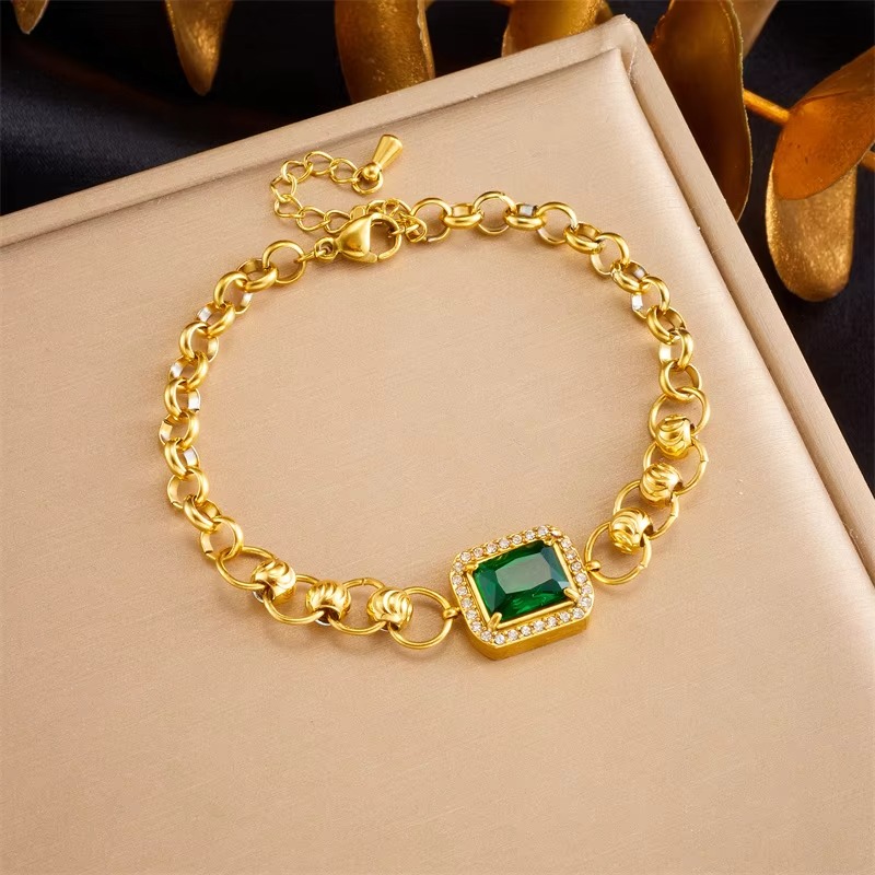 Picture of Stylish and Simple Retro Advanced Sense Diamond-Encrusted Bracelet